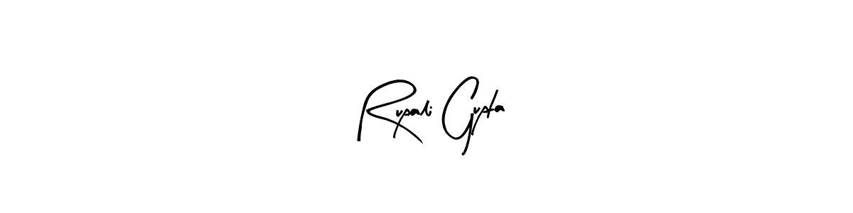 Make a beautiful signature design for name Rupali Gupta. With this signature (Arty Signature) style, you can create a handwritten signature for free. Rupali Gupta signature style 8 images and pictures png