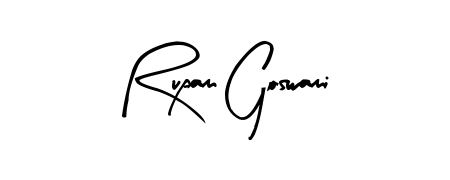 Create a personalized artistic stamp with Rupam Goswami in Arty Signature font. Perfect for visual artists, designers, and influencers. Rupam Goswami signature style 8 images and pictures png