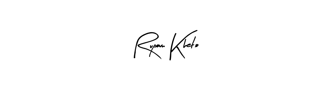 Design your own signature with our free online signature maker. With this signature software, you can create a handwritten (Arty Signature) signature for name Rupam Kheto. Rupam Kheto signature style 8 images and pictures png