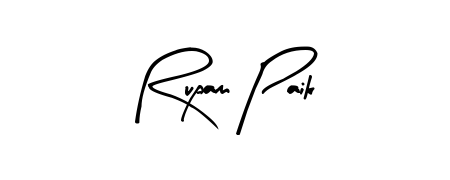 How to make Rupam Paik signature? Arty Signature is a professional autograph style. Create handwritten signature for Rupam Paik name. Rupam Paik signature style 8 images and pictures png