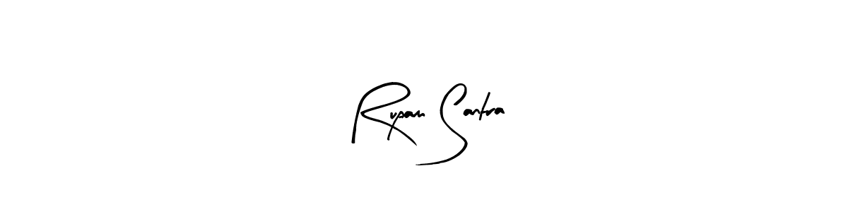 Design your own signature with our free online signature maker. With this signature software, you can create a handwritten (Arty Signature) signature for name Rupam Santra. Rupam Santra signature style 8 images and pictures png