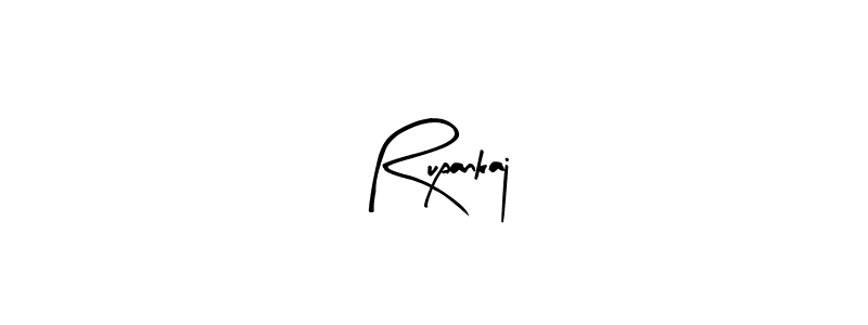 Create a beautiful signature design for name Rupankaj. With this signature (Arty Signature) fonts, you can make a handwritten signature for free. Rupankaj signature style 8 images and pictures png