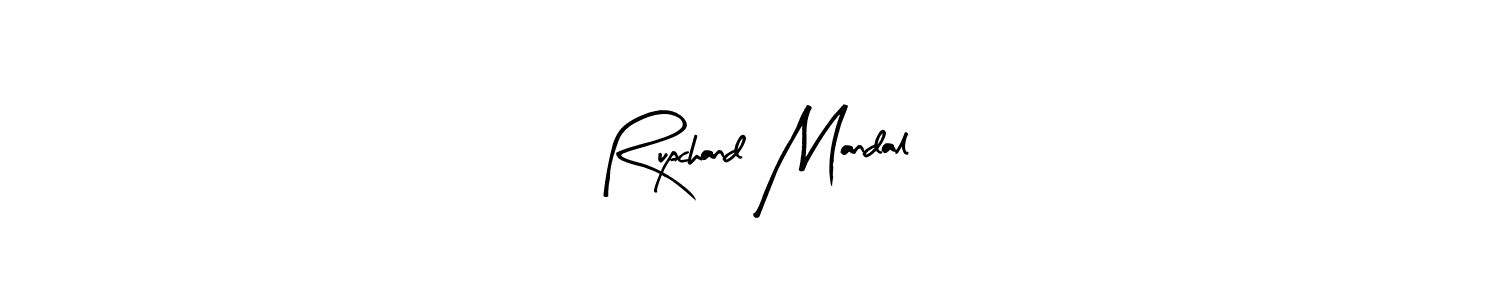 Use a signature maker to create a handwritten signature online. With this signature software, you can design (Arty Signature) your own signature for name Rupchand Mandal. Rupchand Mandal signature style 8 images and pictures png