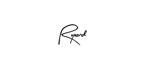 if you are searching for the best signature style for your name Rupend. so please give up your signature search. here we have designed multiple signature styles  using Arty Signature. Rupend signature style 8 images and pictures png