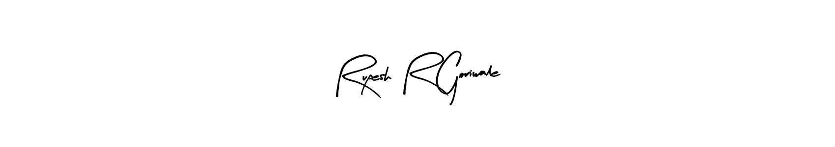 Best and Professional Signature Style for Rupesh R Goriwale. Arty Signature Best Signature Style Collection. Rupesh R Goriwale signature style 8 images and pictures png