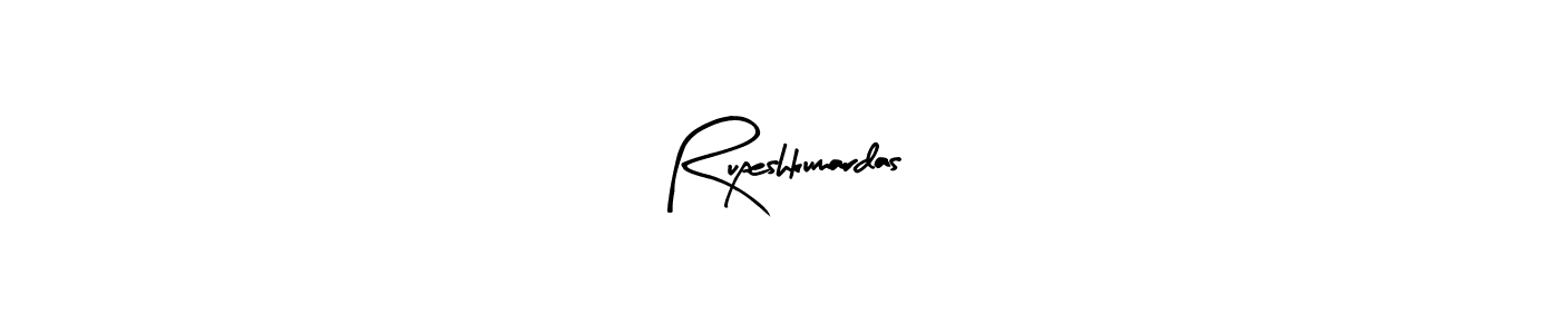 How to make Rupeshkumardas name signature. Use Arty Signature style for creating short signs online. This is the latest handwritten sign. Rupeshkumardas signature style 8 images and pictures png