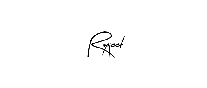Arty Signature is a professional signature style that is perfect for those who want to add a touch of class to their signature. It is also a great choice for those who want to make their signature more unique. Get Rupjeet name to fancy signature for free. Rupjeet signature style 8 images and pictures png