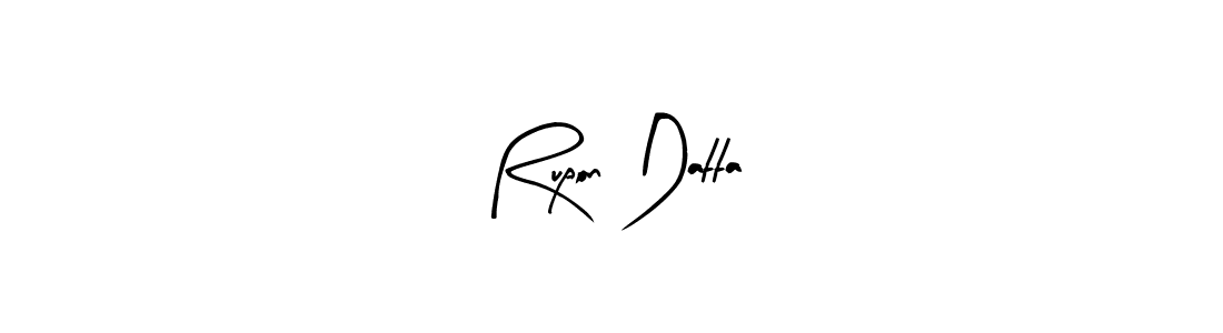 Rupon Datta stylish signature style. Best Handwritten Sign (Arty Signature) for my name. Handwritten Signature Collection Ideas for my name Rupon Datta. Rupon Datta signature style 8 images and pictures png