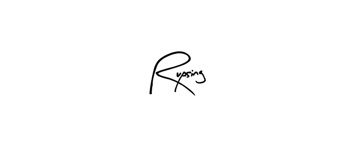 Use a signature maker to create a handwritten signature online. With this signature software, you can design (Arty Signature) your own signature for name Rupsing. Rupsing signature style 8 images and pictures png