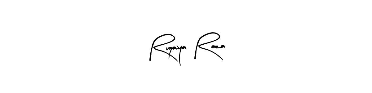 Use a signature maker to create a handwritten signature online. With this signature software, you can design (Arty Signature) your own signature for name Ruqaiya Raza. Ruqaiya Raza signature style 8 images and pictures png