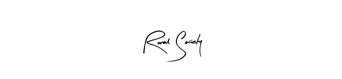 Create a beautiful signature design for name Rural Society. With this signature (Arty Signature) fonts, you can make a handwritten signature for free. Rural Society signature style 8 images and pictures png