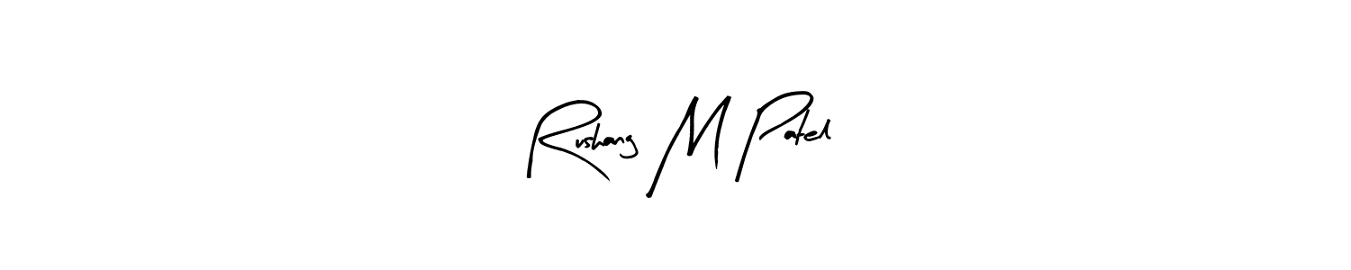 Once you've used our free online signature maker to create your best signature Arty Signature style, it's time to enjoy all of the benefits that Rushang M Patel name signing documents. Rushang M Patel signature style 8 images and pictures png