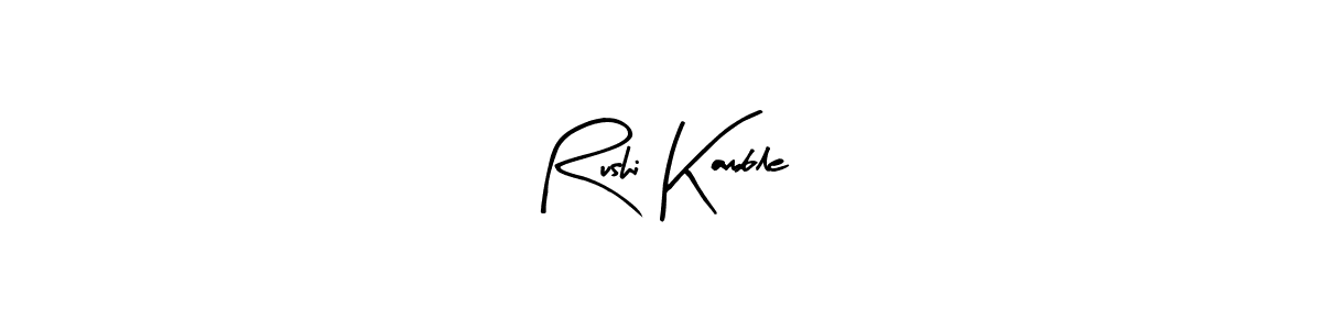 This is the best signature style for the Rushi Kamble name. Also you like these signature font (Arty Signature). Mix name signature. Rushi Kamble signature style 8 images and pictures png