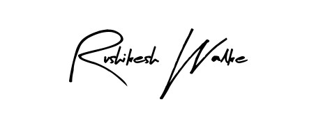Discover how Rushikesh Walke looks in an executive cursive font (Arty Signature). Perfect for legal documents, invoices, and certificates. Rushikesh Walke signature style 8 images and pictures png