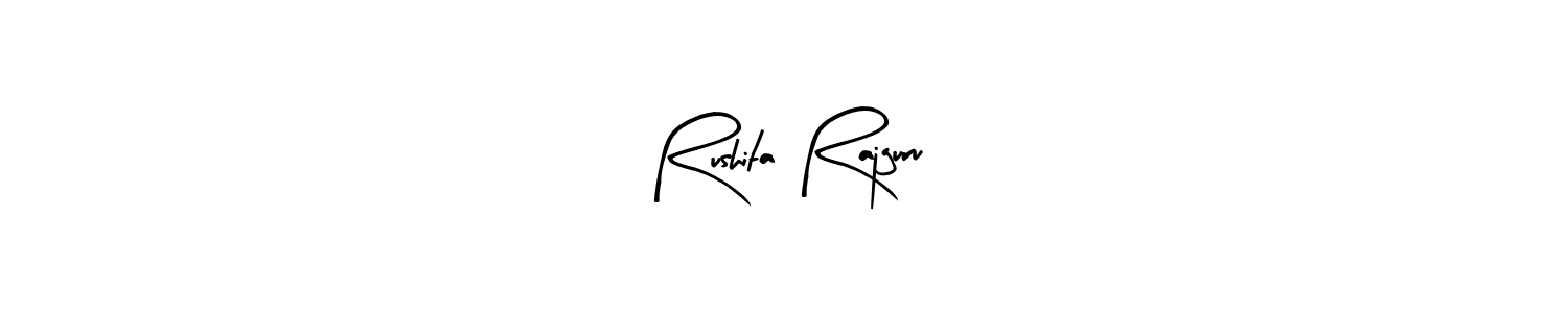 Make a beautiful signature design for name Rushita Rajguru. Use this online signature maker to create a handwritten signature for free. Rushita Rajguru signature style 8 images and pictures png