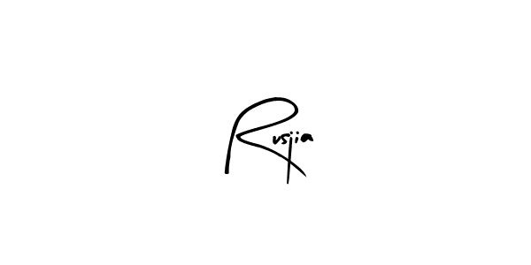 Make a beautiful signature design for name Rusjia. Use this online signature maker to create a handwritten signature for free. Rusjia signature style 8 images and pictures png