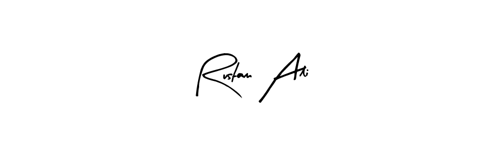 Use a signature maker to create a handwritten signature online. With this signature software, you can design (Arty Signature) your own signature for name Rustam Ali. Rustam Ali signature style 8 images and pictures png
