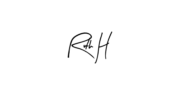 Make a beautiful signature design for name Ruth H. Use this online signature maker to create a handwritten signature for free. Ruth H signature style 8 images and pictures png