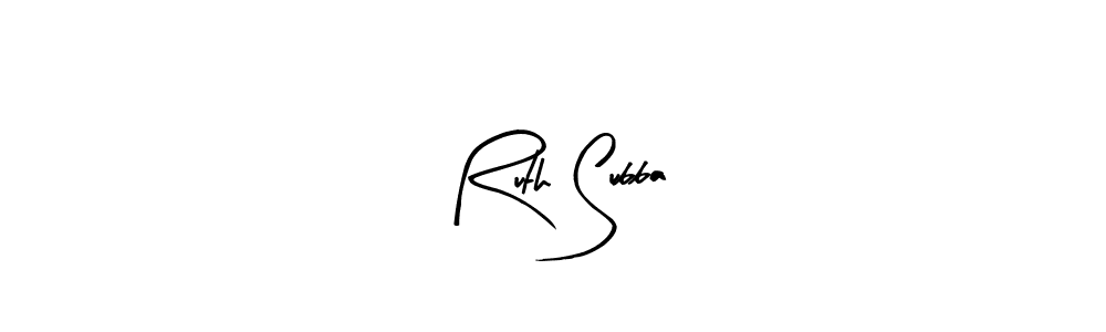 Use a signature maker to create a handwritten signature online. With this signature software, you can design (Arty Signature) your own signature for name Ruth Subba. Ruth Subba signature style 8 images and pictures png
