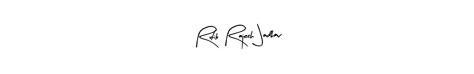 It looks lik you need a new signature style for name Rutik Rajesh Jadhav. Design unique handwritten (Arty Signature) signature with our free signature maker in just a few clicks. Rutik Rajesh Jadhav signature style 8 images and pictures png