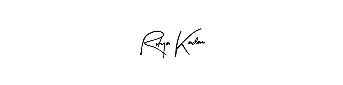 Rutuja Kadam stylish signature style. Best Handwritten Sign (Arty Signature) for my name. Handwritten Signature Collection Ideas for my name Rutuja Kadam. Rutuja Kadam signature style 8 images and pictures png