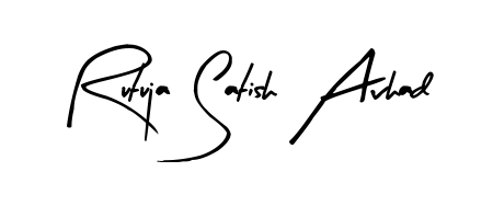 Create a personalized artistic stamp with Rutuja Satish Avhad in Arty Signature font. Perfect for visual artists, designers, and influencers. Rutuja Satish Avhad signature style 8 images and pictures png