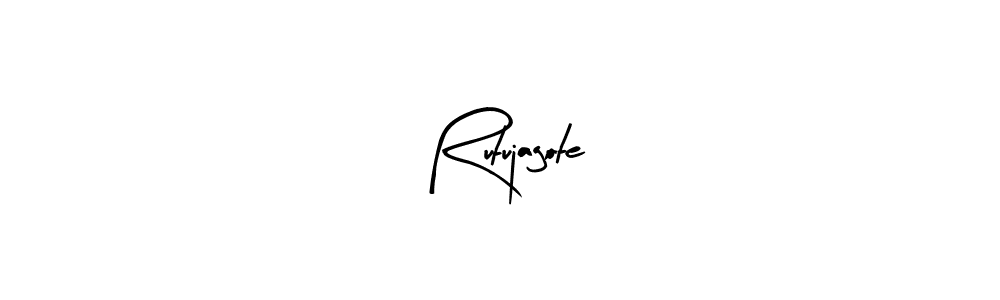 Create a beautiful signature design for name Rutujagote. With this signature (Arty Signature) fonts, you can make a handwritten signature for free. Rutujagote signature style 8 images and pictures png
