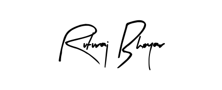 Create a beautiful signature design for name Ruturaj Bhoyar. With this signature (Arty Signature) fonts, you can make a handwritten signature for free. Ruturaj Bhoyar signature style 8 images and pictures png