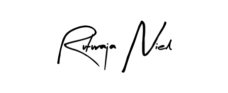 Elevate your brand with a stunning Ruturaja Niel eSignature. The Arty Signature style provides a balanced, flowing aesthetic for everyday signing. Ruturaja Niel signature style 8 images and pictures png