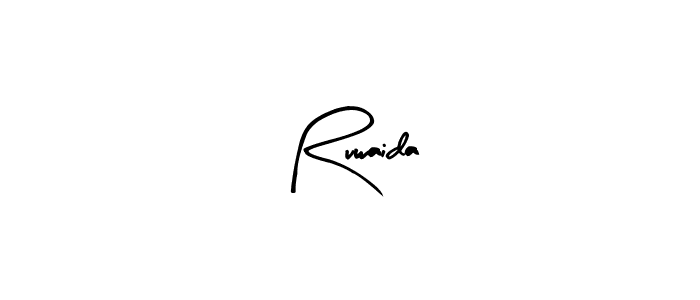 The best way (Arty Signature) to make a short signature is to pick only two or three words in your name. The name Ruwaida include a total of six letters. For converting this name. Ruwaida signature style 8 images and pictures png