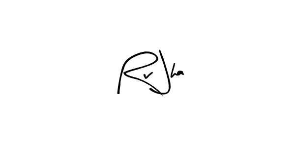 Also we have Rv Jha name is the best signature style. Create professional handwritten signature collection using Arty Signature autograph style. Rv Jha signature style 8 images and pictures png