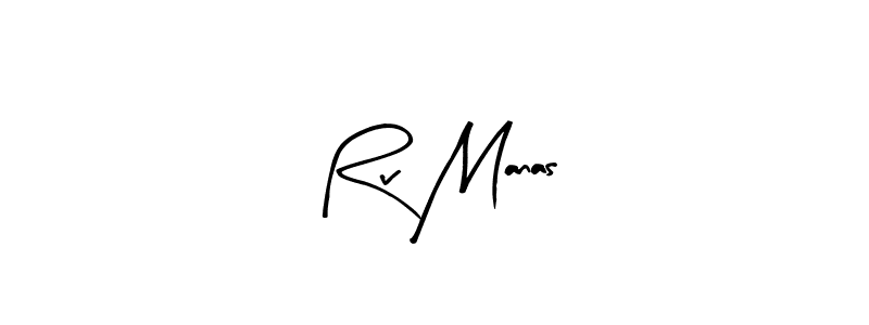 How to make Rv Manas signature? Arty Signature is a professional autograph style. Create handwritten signature for Rv Manas name. Rv Manas signature style 8 images and pictures png