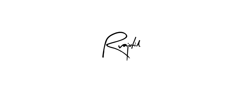 Make a beautiful signature design for name Rvajutil. With this signature (Arty Signature) style, you can create a handwritten signature for free. Rvajutil signature style 8 images and pictures png