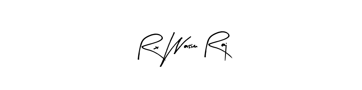 Also we have Rx Wasim Raj name is the best signature style. Create professional handwritten signature collection using Arty Signature autograph style. Rx Wasim Raj signature style 8 images and pictures png