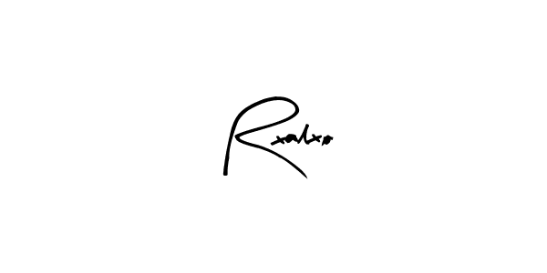if you are searching for the best signature style for your name Rxalxo. so please give up your signature search. here we have designed multiple signature styles  using Arty Signature. Rxalxo signature style 8 images and pictures png