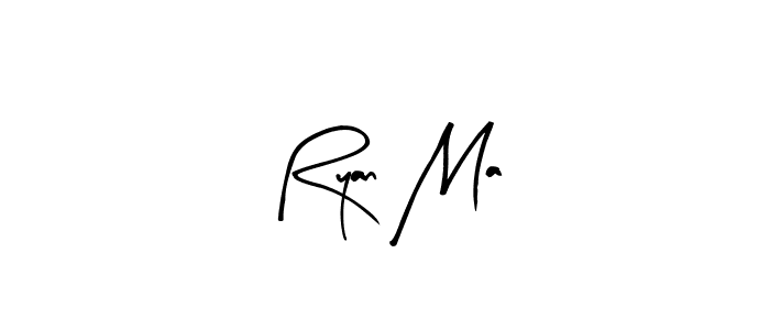 Arty Signature is a professional signature style that is perfect for those who want to add a touch of class to their signature. It is also a great choice for those who want to make their signature more unique. Get Ryan Ma name to fancy signature for free. Ryan Ma signature style 8 images and pictures png