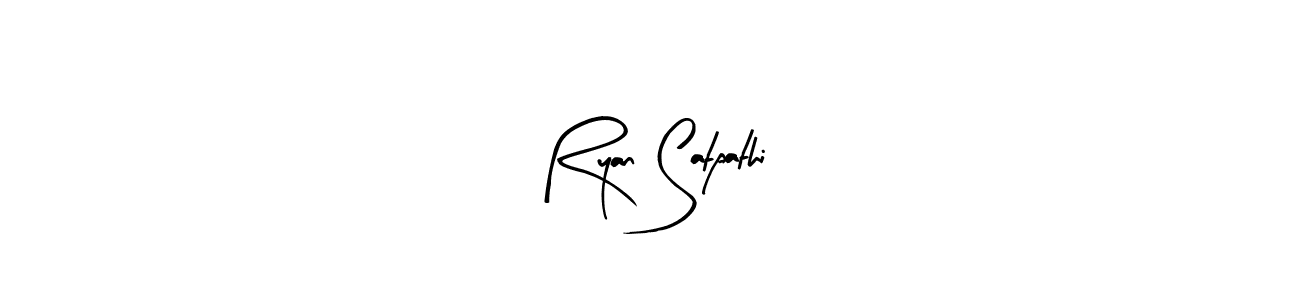 Once you've used our free online signature maker to create your best signature Arty Signature style, it's time to enjoy all of the benefits that Ryan Satpathi name signing documents. Ryan Satpathi signature style 8 images and pictures png