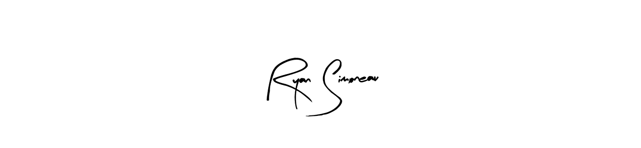 Here are the top 10 professional signature styles for the name Ryan Simoneau. These are the best autograph styles you can use for your name. Ryan Simoneau signature style 8 images and pictures png