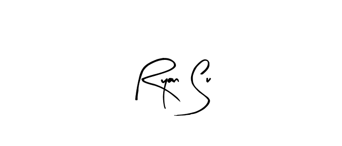 Make a beautiful signature design for name Ryan Su. With this signature (Arty Signature) style, you can create a handwritten signature for free. Ryan Su signature style 8 images and pictures png
