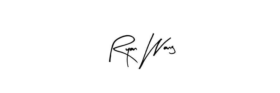 Make a short Ryan Wang signature style. Manage your documents anywhere anytime using Arty Signature. Create and add eSignatures, submit forms, share and send files easily. Ryan Wang signature style 8 images and pictures png