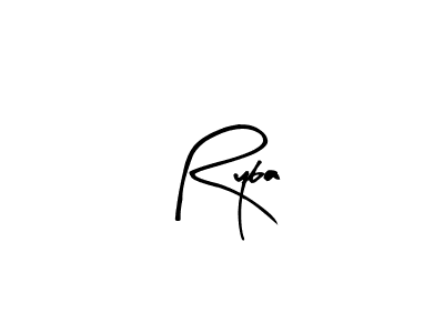 Also we have Ryba name is the best signature style. Create professional handwritten signature collection using Arty Signature autograph style. Ryba signature style 8 images and pictures png