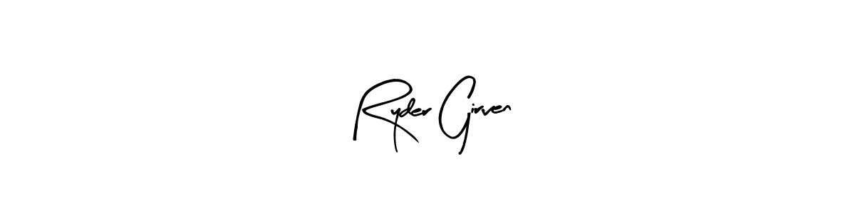 Once you've used our free online signature maker to create your best signature Arty Signature style, it's time to enjoy all of the benefits that Ryder Girven name signing documents. Ryder Girven signature style 8 images and pictures png