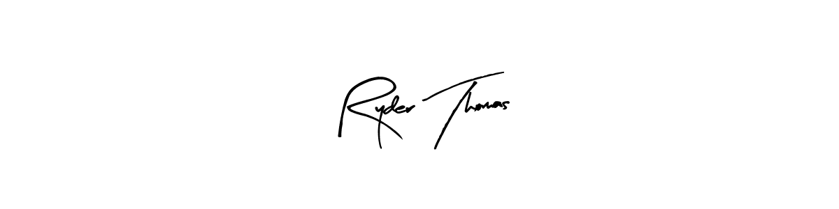 Ryder Thomas stylish signature style. Best Handwritten Sign (Arty Signature) for my name. Handwritten Signature Collection Ideas for my name Ryder Thomas. Ryder Thomas signature style 8 images and pictures png