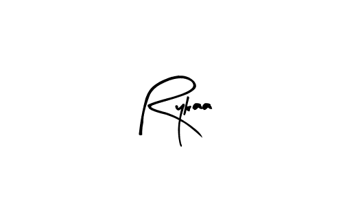 Design your own signature with our free online signature maker. With this signature software, you can create a handwritten (Arty Signature) signature for name Rykaa. Rykaa signature style 8 images and pictures png