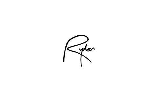 Similarly Arty Signature is the best handwritten signature design. Signature creator online .You can use it as an online autograph creator for name Rylen. Rylen signature style 8 images and pictures png