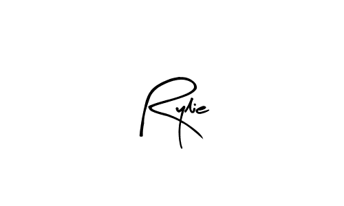 Design your own signature with our free online signature maker. With this signature software, you can create a handwritten (Arty Signature) signature for name Rylie. Rylie signature style 8 images and pictures png