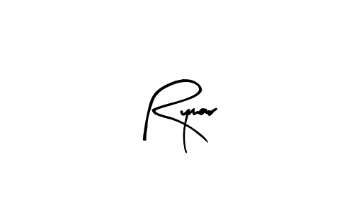 Use a signature maker to create a handwritten signature online. With this signature software, you can design (Arty Signature) your own signature for name Rymar. Rymar signature style 8 images and pictures png