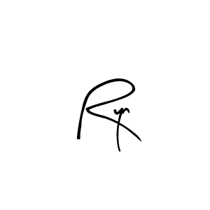 How to Draw Ryn signature style? Arty Signature is a latest design signature styles for name Ryn. Ryn signature style 8 images and pictures png