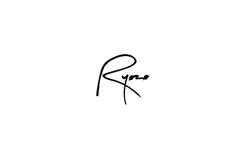Arty Signature is a professional signature style that is perfect for those who want to add a touch of class to their signature. It is also a great choice for those who want to make their signature more unique. Get Ryozo name to fancy signature for free. Ryozo signature style 8 images and pictures png