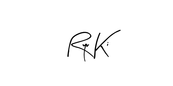 Use a signature maker to create a handwritten signature online. With this signature software, you can design (Arty Signature) your own signature for name Ryu Ki. Ryu Ki signature style 8 images and pictures png